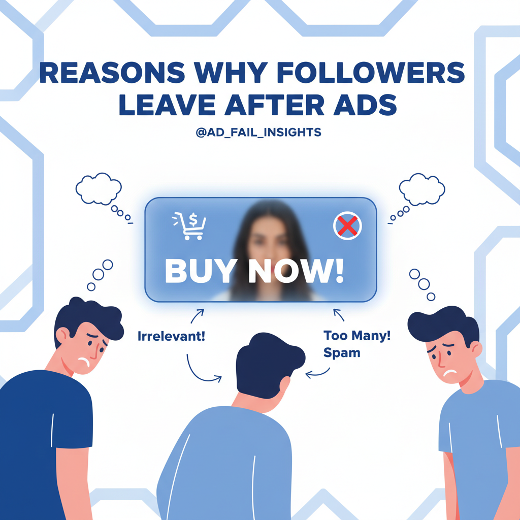 reasons why followers leave after ads